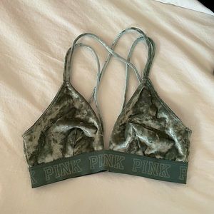 PINK Victoria's Secret Velvet Bralette